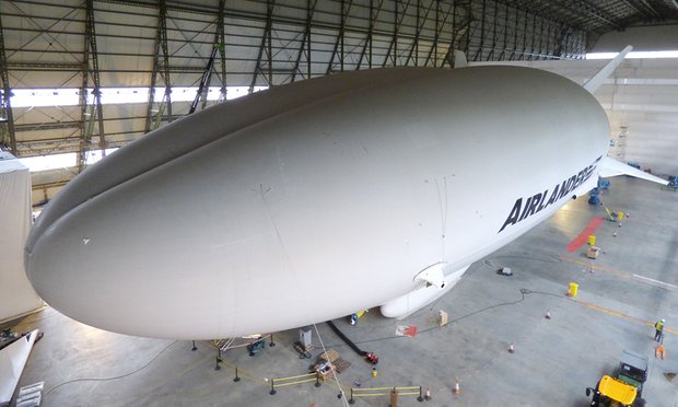 Massive new aircraft the Airlander 10 is unveiled