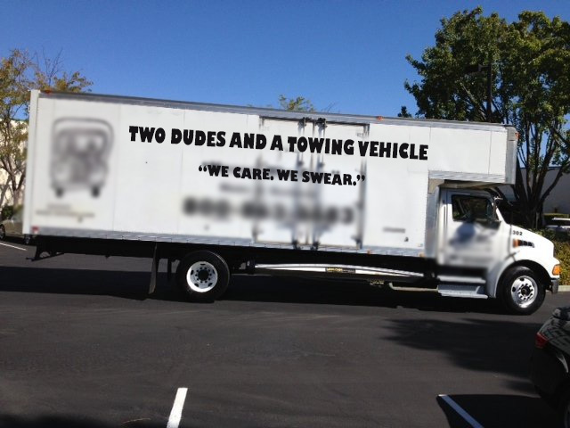 Issues Had with Moving Company: Couple Dudes and a Towing Vehicle
