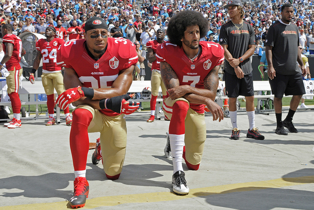 Football Players Taking A Knee - Unpatriotic?