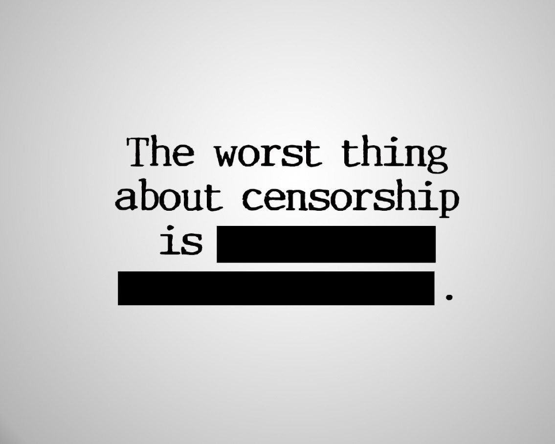 I Am So F***ing Tired of Censorship